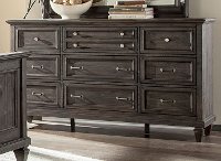 Classic Charcoal Gray Dresser - Calistoga