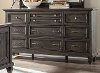 Clearance Classic Charcoal Gray Dresser - Calistoga