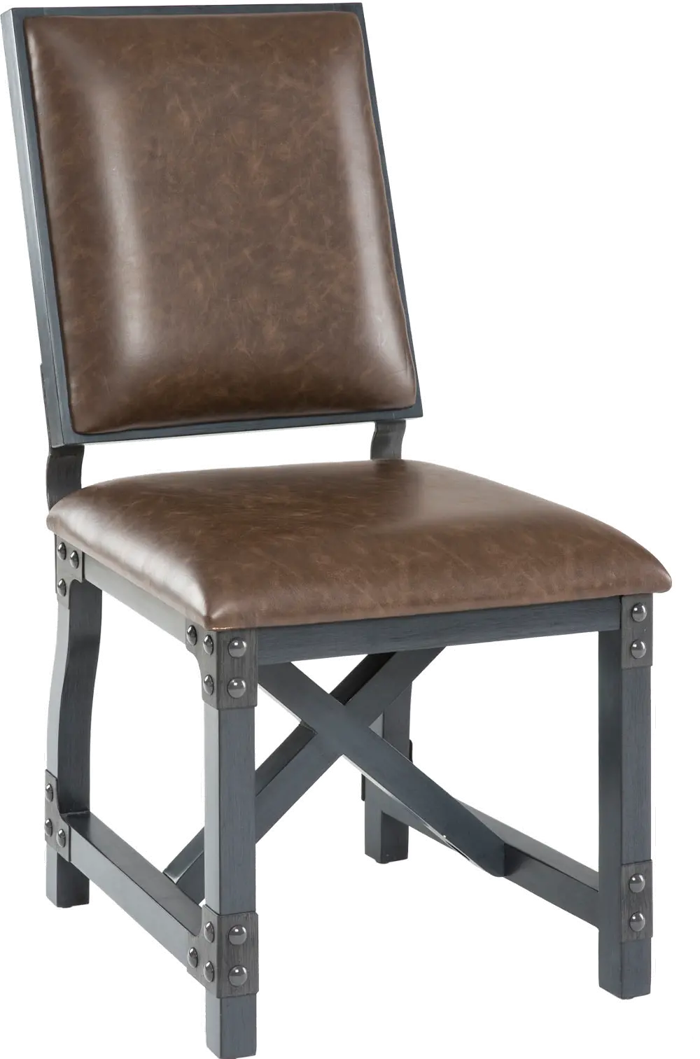LAN-18/FPF20-0377 Vintage Industrial Dining Room Chair - Ink+Ivy Lancaster Collection-1