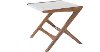 ROC-201ENDTABLE Ink+Ivy Rocket Steel & Wood Mid-Century End Table