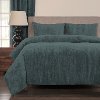 Clearance Draper Blue 4 Piece Queen Bedding Collection