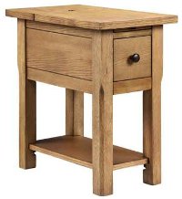 Stein World Oak Chair Side Table