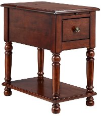 Stein World Cherry Oak Eldora Chair Side Table