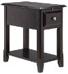 Stein World Ebony Black Chair Side Table