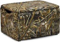 Real Tree Camouflage Upholstered Storage Box