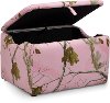 Real Tree Pink Camouflage Upholstered Storage Box-2