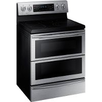 NE59J7850WS Samsung Double Oven Electric Range with Flex Duo - 5.9 cu. ft. Stainless Steel-2