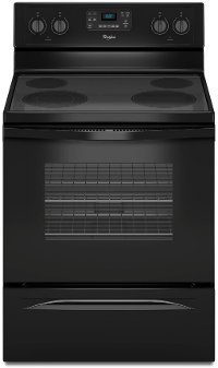 WFE515S0EB Whirlpool Electric Range - 5.3 cu. ft. Black