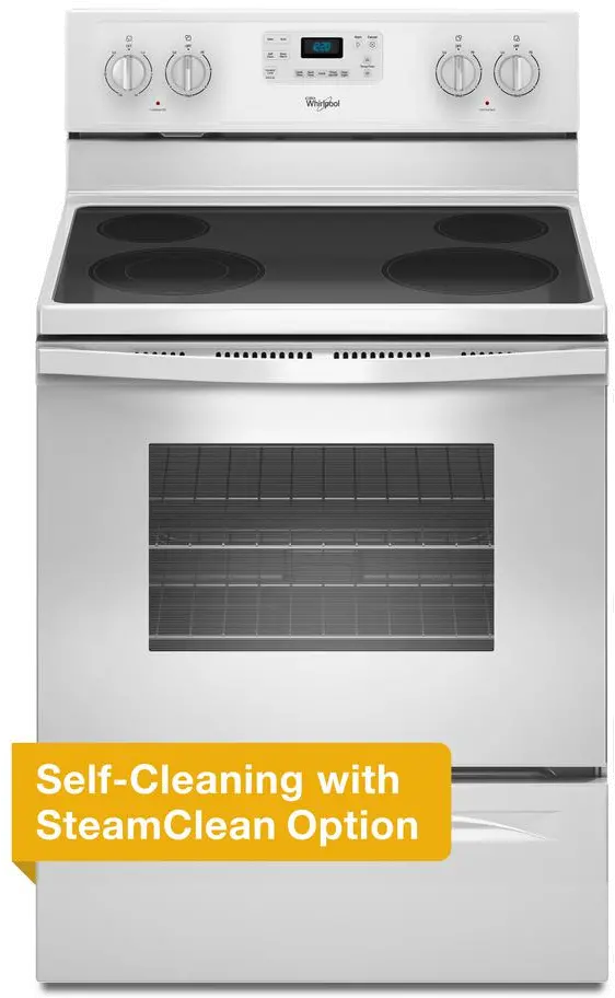 WFE515S0EW Whirlpool Electric Range - 5.3 cu. ft. White-1