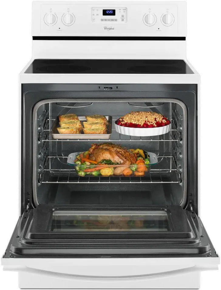 WFE515S0EW Whirlpool Electric Range - 5.3 cu. ft. White-2