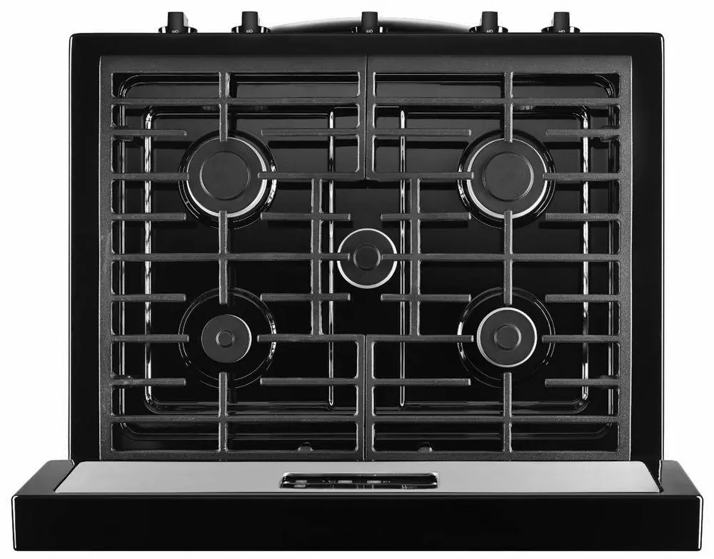 WFG505M0BS Whirlpool Gas Range - 5.1 cu. ft. Stainless Steel and Black-2