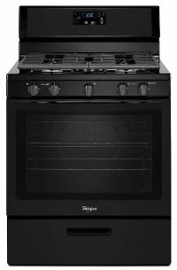 WFG505M0BB Whirlpool Gas Range - 5.1 cu. ft. Black