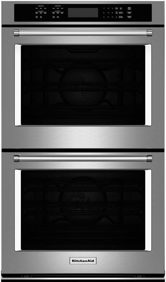 KODE507ESS KitchenAid 27 Inch Double Wall Oven - 8.6 cu. ft. Stainless Steel-1