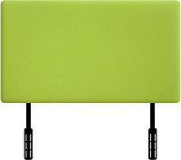 Lime Green Upholstered Twin Headboard