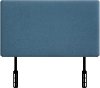 Blue Upholstered Twin Headboard