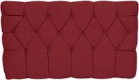 Red Tufted Upholstered Twin Headboard - Meridia