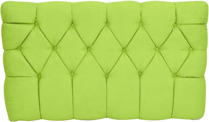 Lime Green Tufted Upholstered Twin Headboard Meridia Rc Willey Lime Green Tufted Upholstered Twin Headboard Meridia