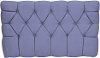 Grape Purple Tufted Upholstered Twin Headboard - Meridia