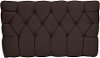 Meridia Chocolate Upholstered Twin Headboard