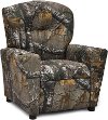 Real Tree Woodsy Camouflage Kids Recliner