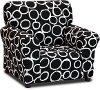 Freehand Black/White Club Chair