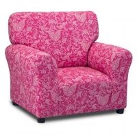 Candy Pink Club Chair - Small Paisley
