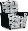 Mixy Anchors/Navy Kids Recliner-2