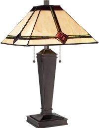 Dark Bronze Tiffany Table Lamp
