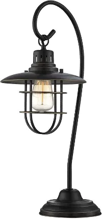 Lanterna II Dark Bronze Lantern Table Lamp