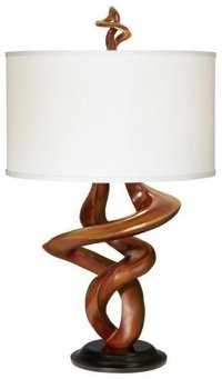 Tribal Impressions African Walnut Table Lamp