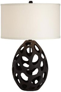 Luna Black Table Lamp