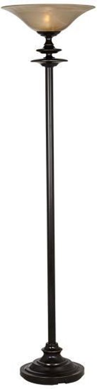 Tor-Duetto Black Bronze Torchiere