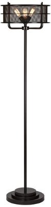 Clearance Ovation Industrial Bronze Floor Lamp
