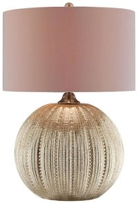 Glass Melon Table Lamp