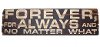 Forever and Always Wood Sign