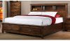 Clearance Rustic Brown Full Storage Bed - Jessie