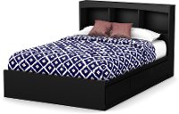 3107079 Black Full Size Bookcase Headboard - Step One -2