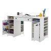 7260727 White Craft Table with Storage - Artwork -3