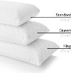 ZZQQLFDF Queen Dough Low Loft Firm Memory Foam Pillow - Z by Malouf-3