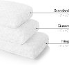 ZZQQHPCOGF Gel Infused Dough Memory Foam Core Queen Pillow - Z Convolution Pillow-5