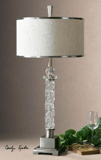 Carved Glass Table Lamp-2