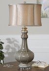 Crackled Gray Ceramic Table Lamp-2
