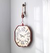 48 Inch Pulley Mounted Distressed Wall Clock-2