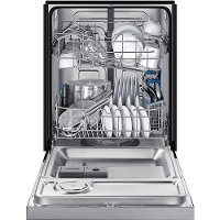 DW80J3020US Samsung Front Control Dishwasher - Stainless Steel-2
