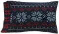Nordic Blue Showflake King Sham