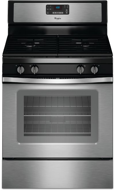 WFG515S0ES Whirlpool Slide-in Gas Range - 5.0 cu. ft. Stainless Steel