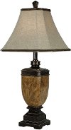 Brown Resin Table Lamp