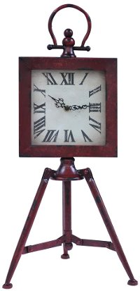 Standing Time Table Clock