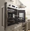 ZET1FHSS GE Monogram 30 Inch Stainless Steel 5 cu. ft. French-door Single Wall Oven-4