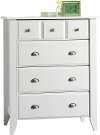 F0470246 Matte White 4-Drawer Chest - Relaxed Traditional -2